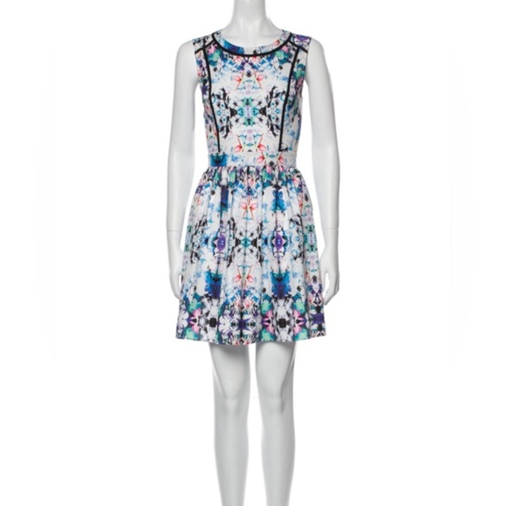 San & Soni Floral Mini Dress size XS NWT
